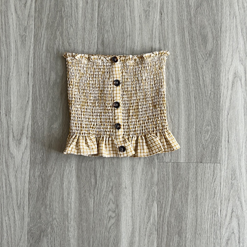Willow & Root Smocked Tube Top